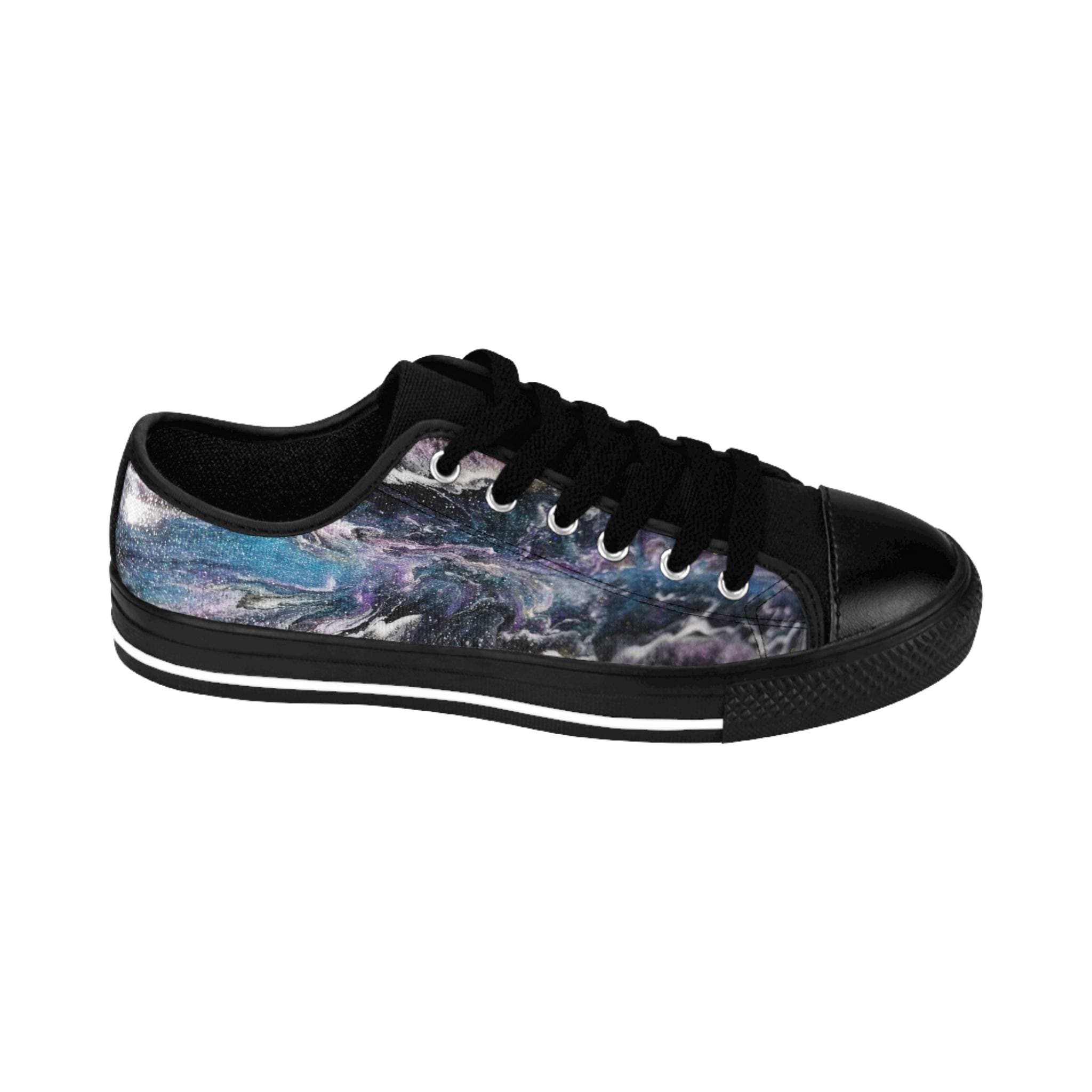 Galaxy Print Canvas Sneakers: Lightweight & Durable Unisex Shoes