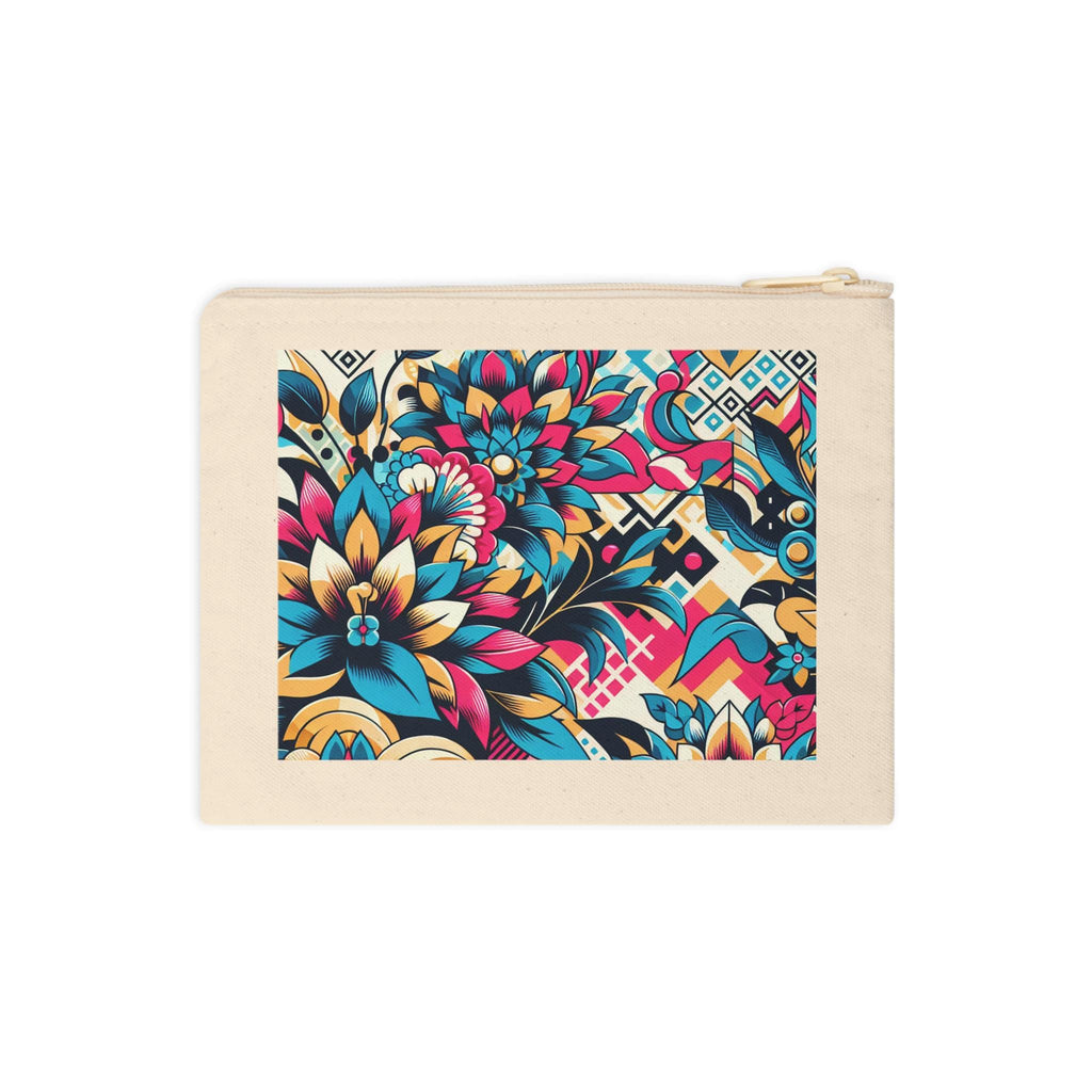 Floral Mandala Accessory Zipper Pouch / Makeup Bag