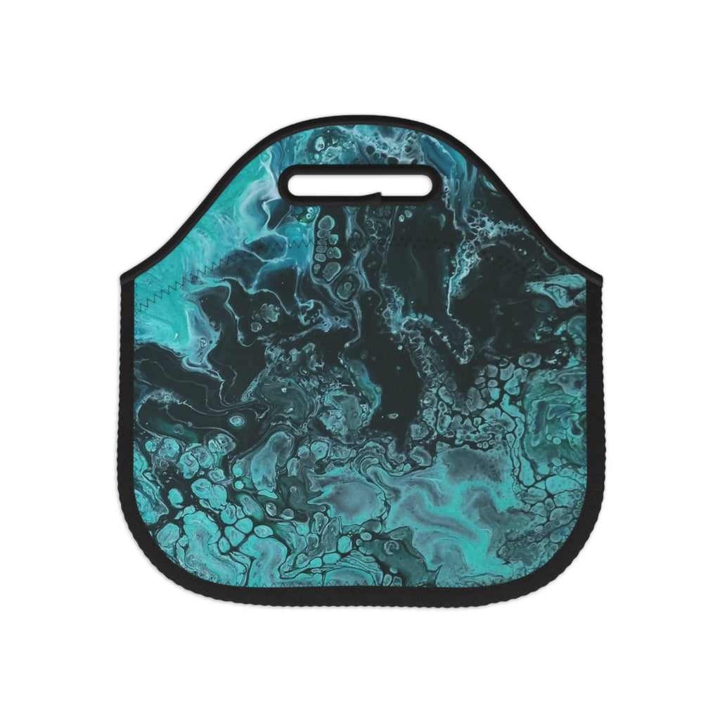Forest Fade Neoprene Lunch Bag – Artistic Insulated Tote for School, Work & Picnic Days