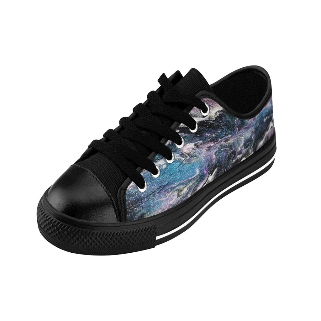 Galaxy Print Canvas Sneakers: Lightweight & Durable Unisex Shoes