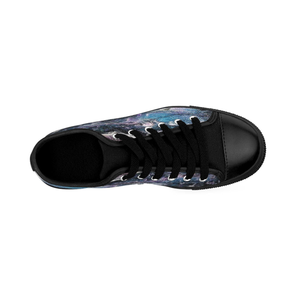 Galaxy Print Canvas Sneakers: Lightweight & Durable Unisex Shoes