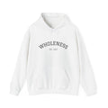 Wholeness Script Hoodie -  The Universe Has Your Back Mandala Back print