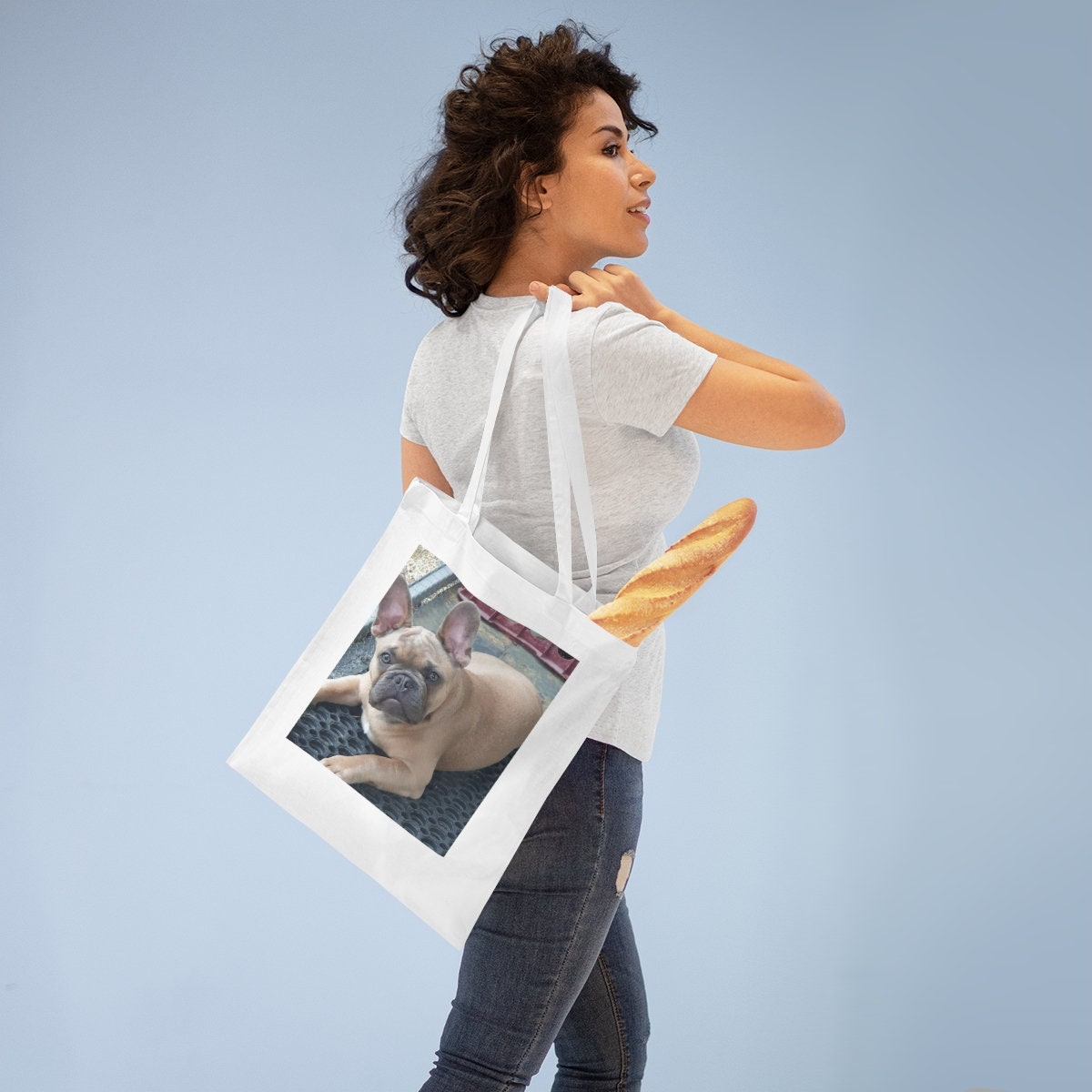 Archie the frenchie Tote Bag