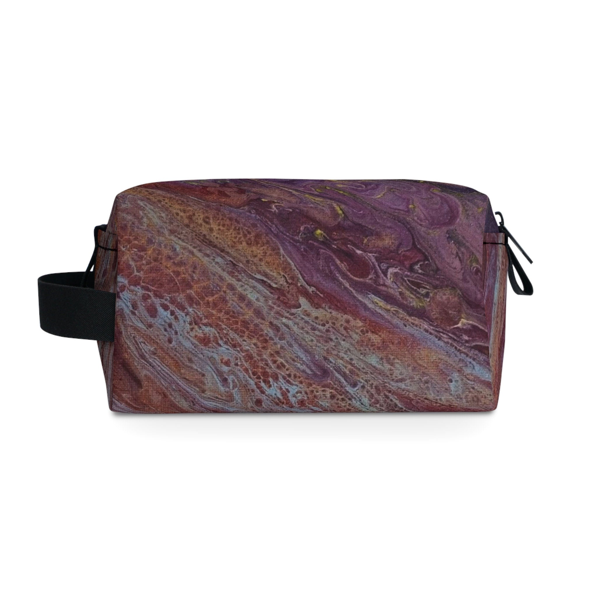 Rust and Wine Unisex Travel Toiletry Bag