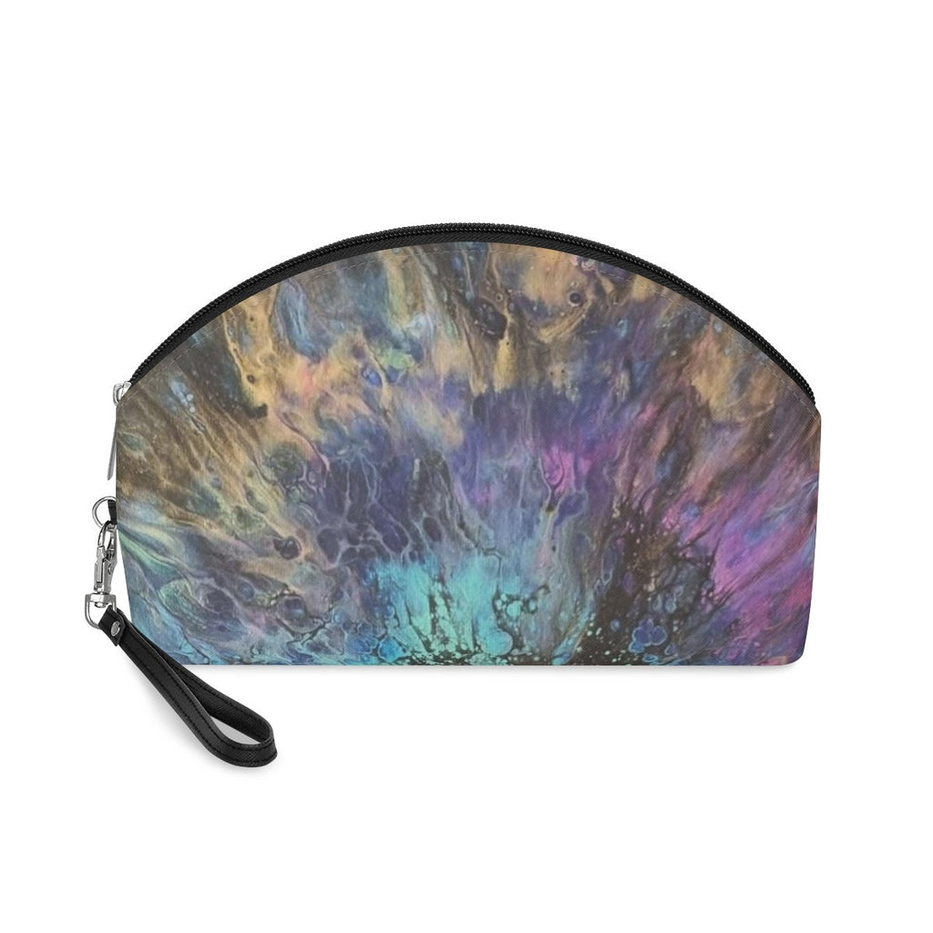 Cosmetic Bag – Abstract Canvas Beauty Case – Travel Organizer for Women
