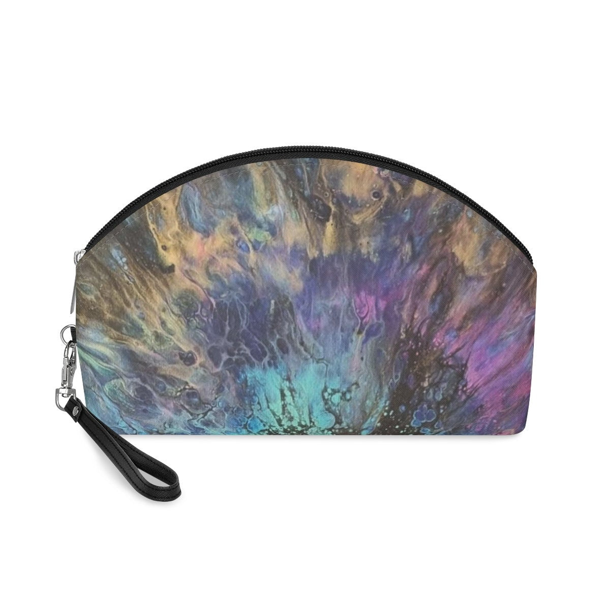 Cosmetic Bag – Abstract Canvas Beauty Case – Travel Organizer for Women