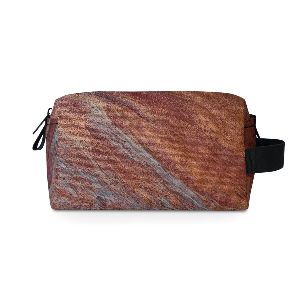 Rust and Wine Unisex Travel Toiletry Bag