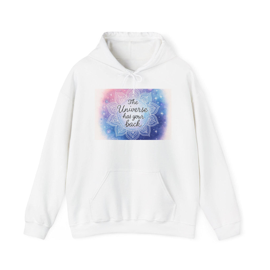 The Universe Has Your Back hoodie | Mandala Galaxy Spiritual Sweatshirt