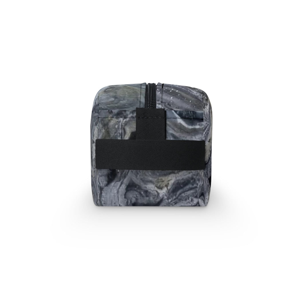 Unisex Toiletry Bag – Marbled Travel Case for Men & Women – Stylish Organizer with Gold Accents