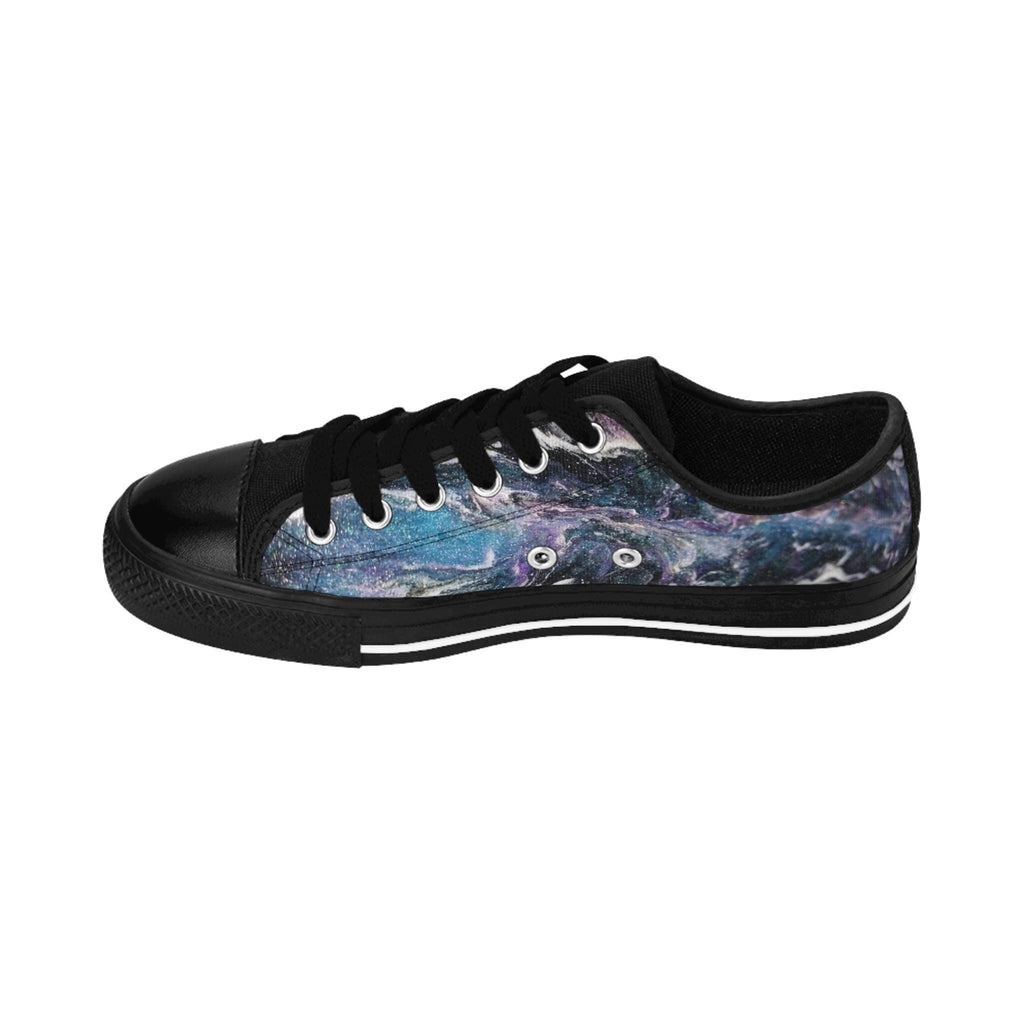 Galaxy Print Canvas Sneakers: Lightweight & Durable Unisex Shoes
