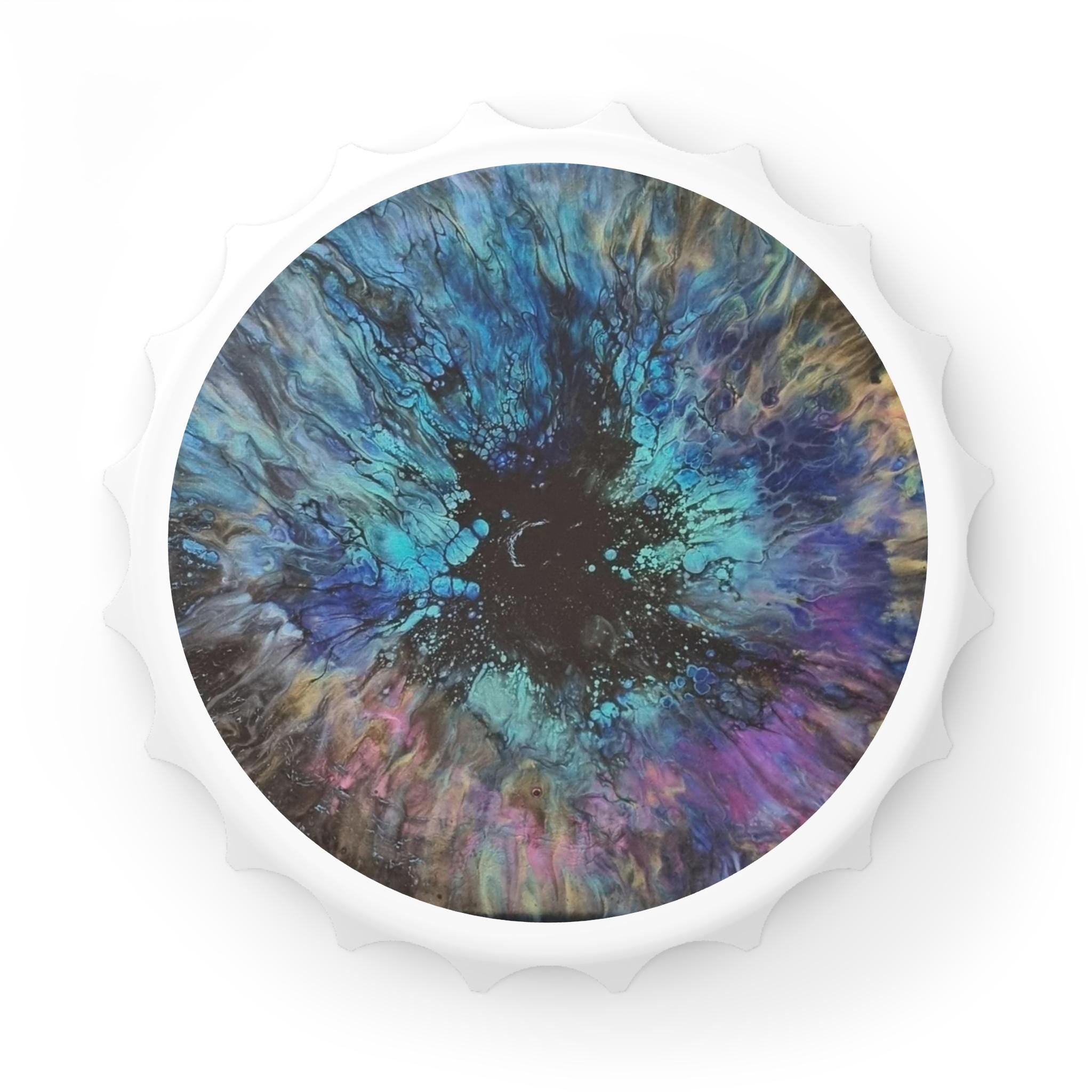 Nebula Burst design Bottle Opener