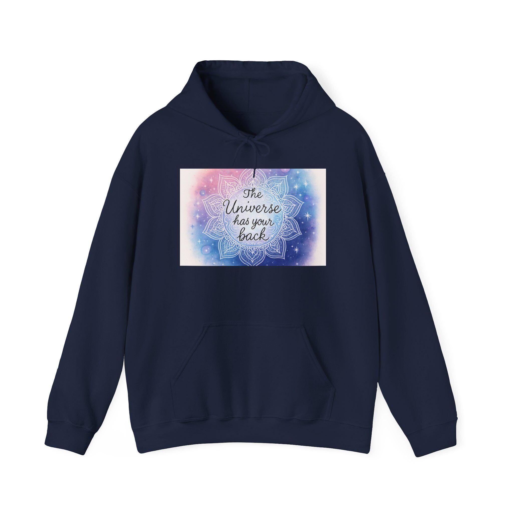 The Universe Has Your Back hoodie | Mandala Galaxy Spiritual Sweatshirt