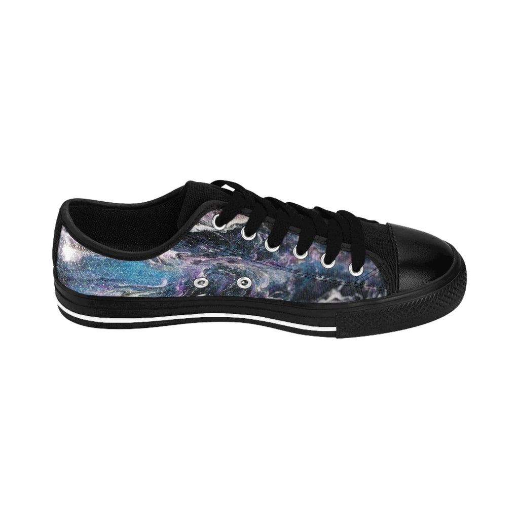 Galaxy Print Canvas Sneakers: Lightweight & Durable Unisex Shoes