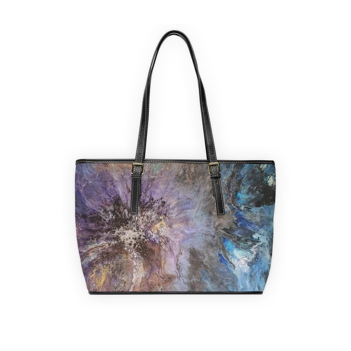 Twilight Radiance PU Leather Shoulder Bag