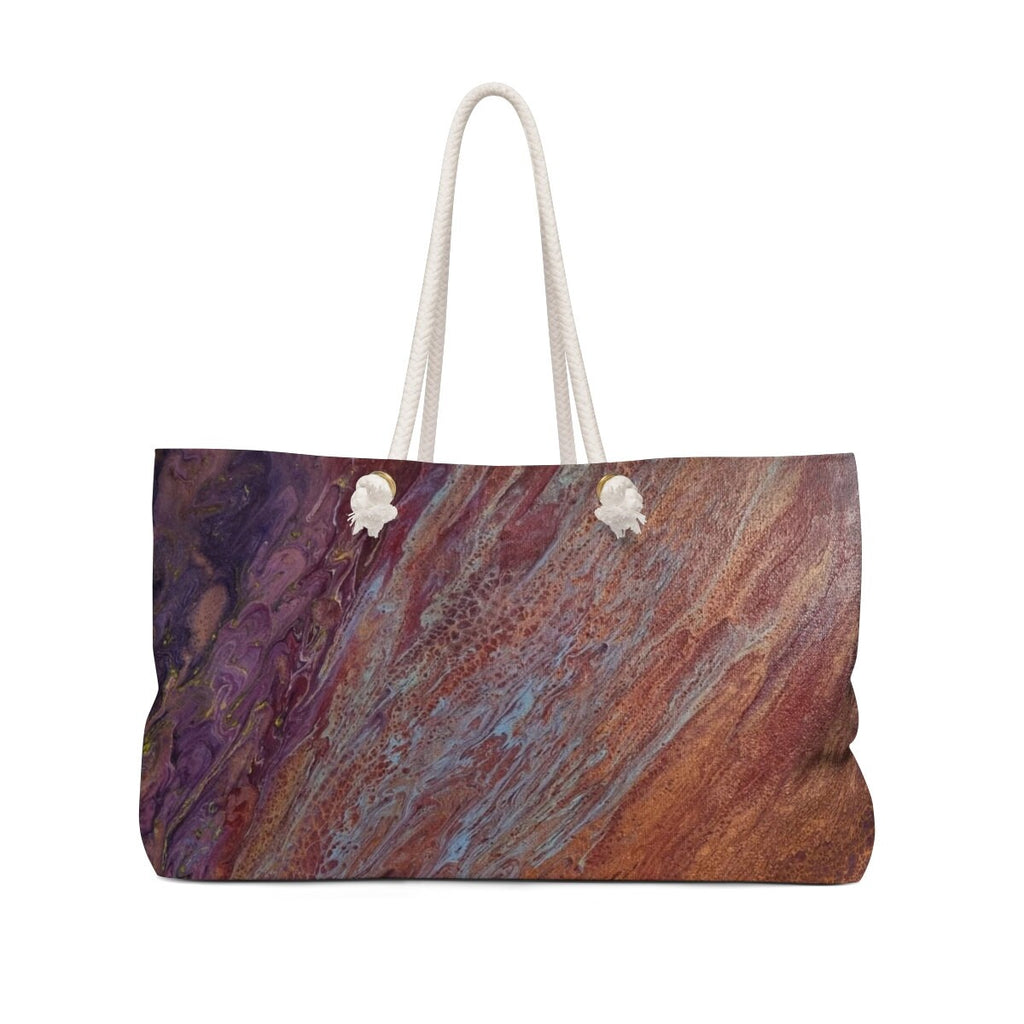 Rust and Wine Weekender Bag