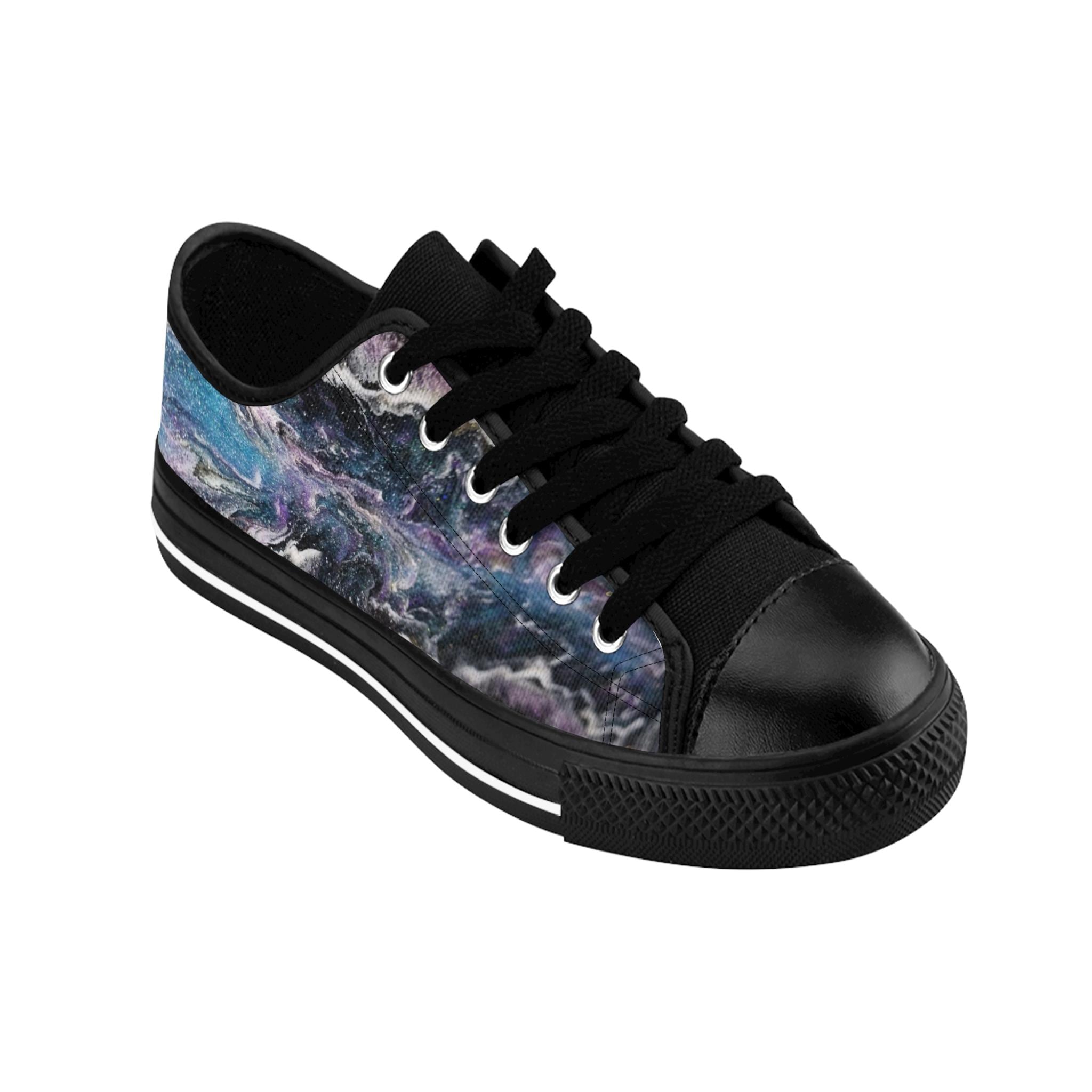 Galaxy Print Canvas Sneakers: Lightweight & Durable Unisex Shoes