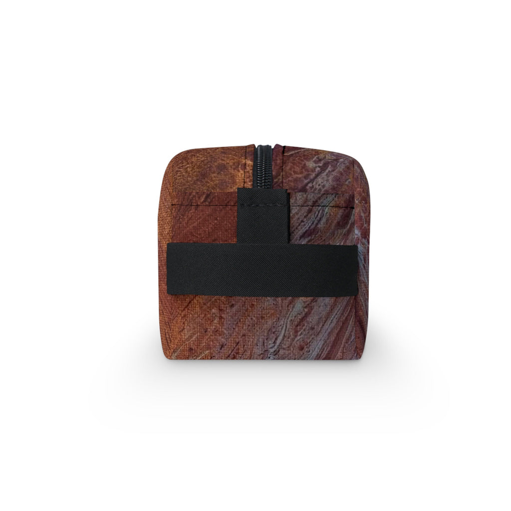 Rust and Wine Unisex Travel Toiletry Bag