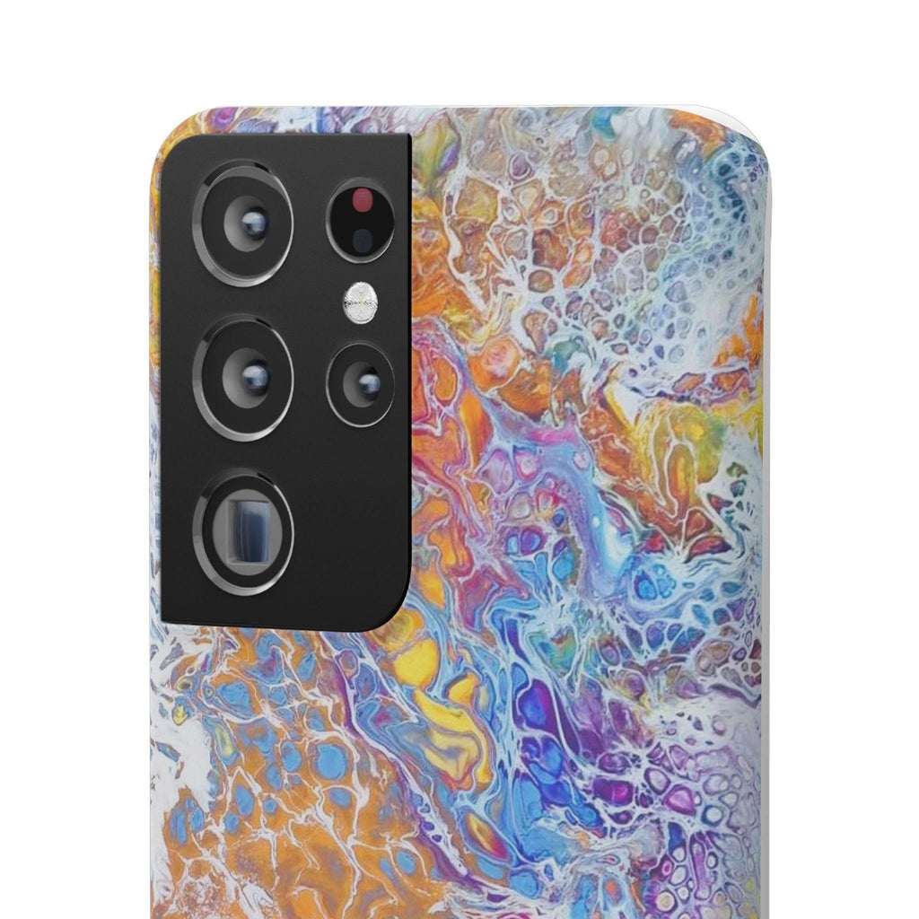 Confetti Orbit Hard Case – Cosmic Swirl Tough Cover for Everyday Impact