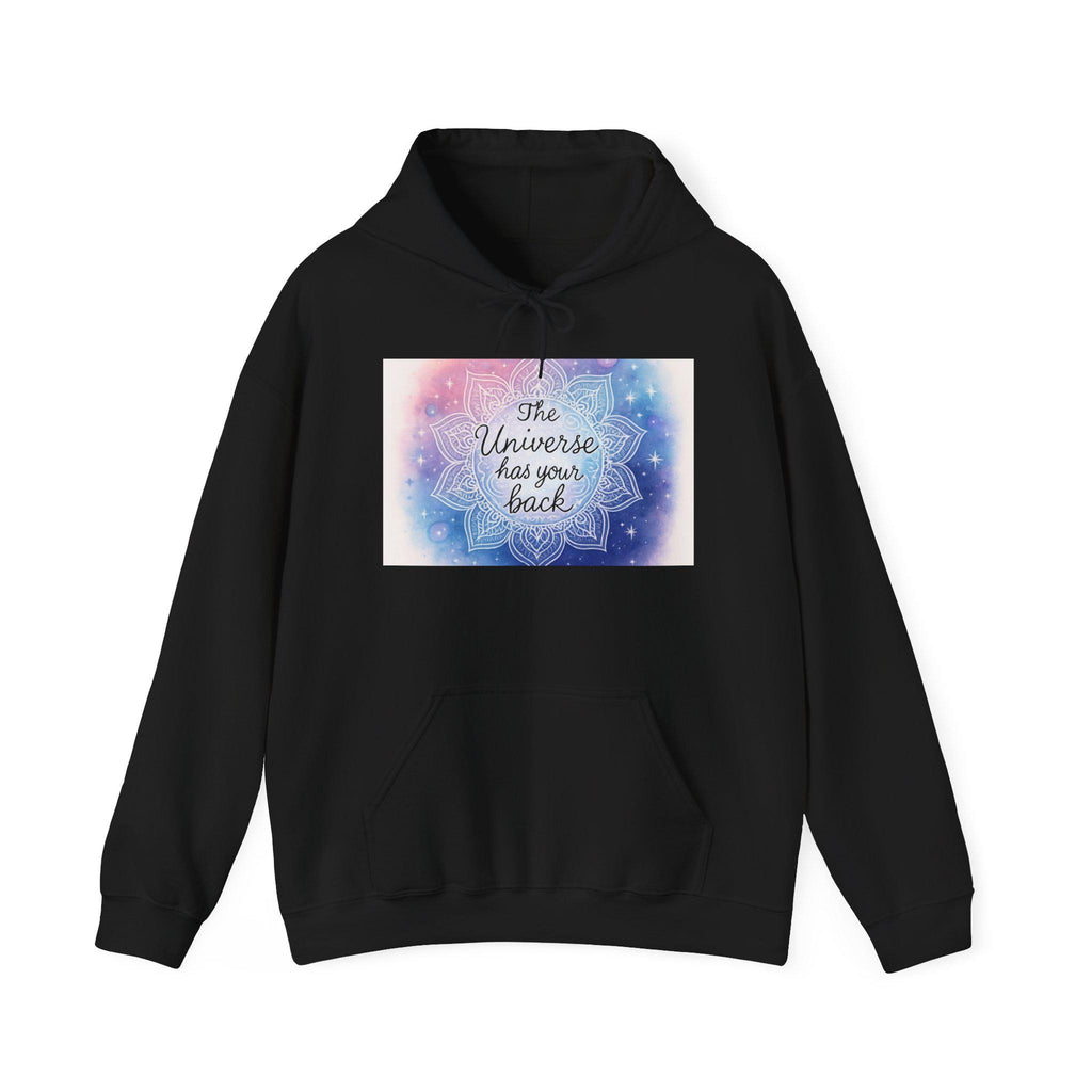 The Universe Has Your Back hoodie | Mandala Galaxy Spiritual Sweatshirt