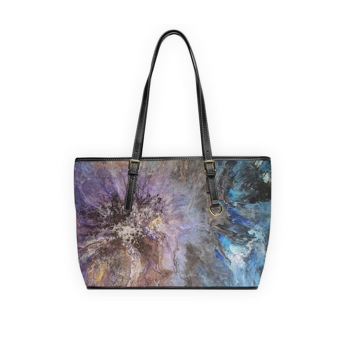 Twilight Radiance PU Leather Shoulder Bag