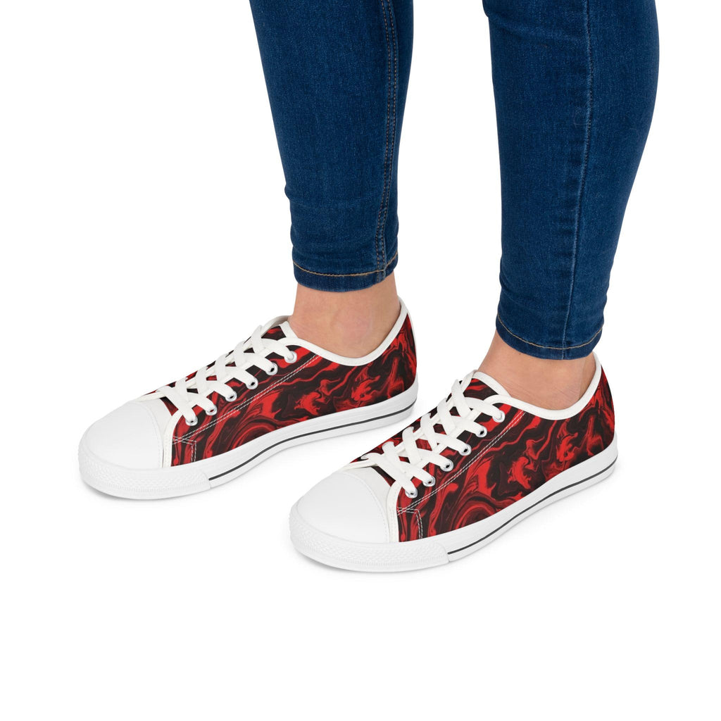 Flame - Women's Low Top Sneakers