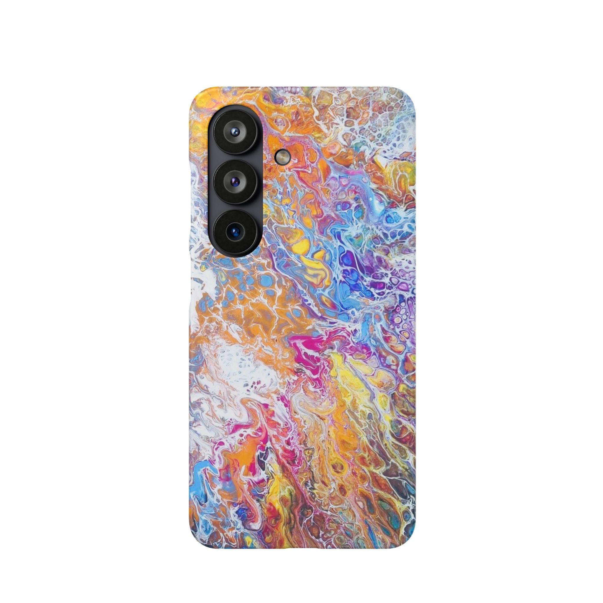 Confetti Orbit Hard Case – Cosmic Swirl Tough Cover for Everyday Impact