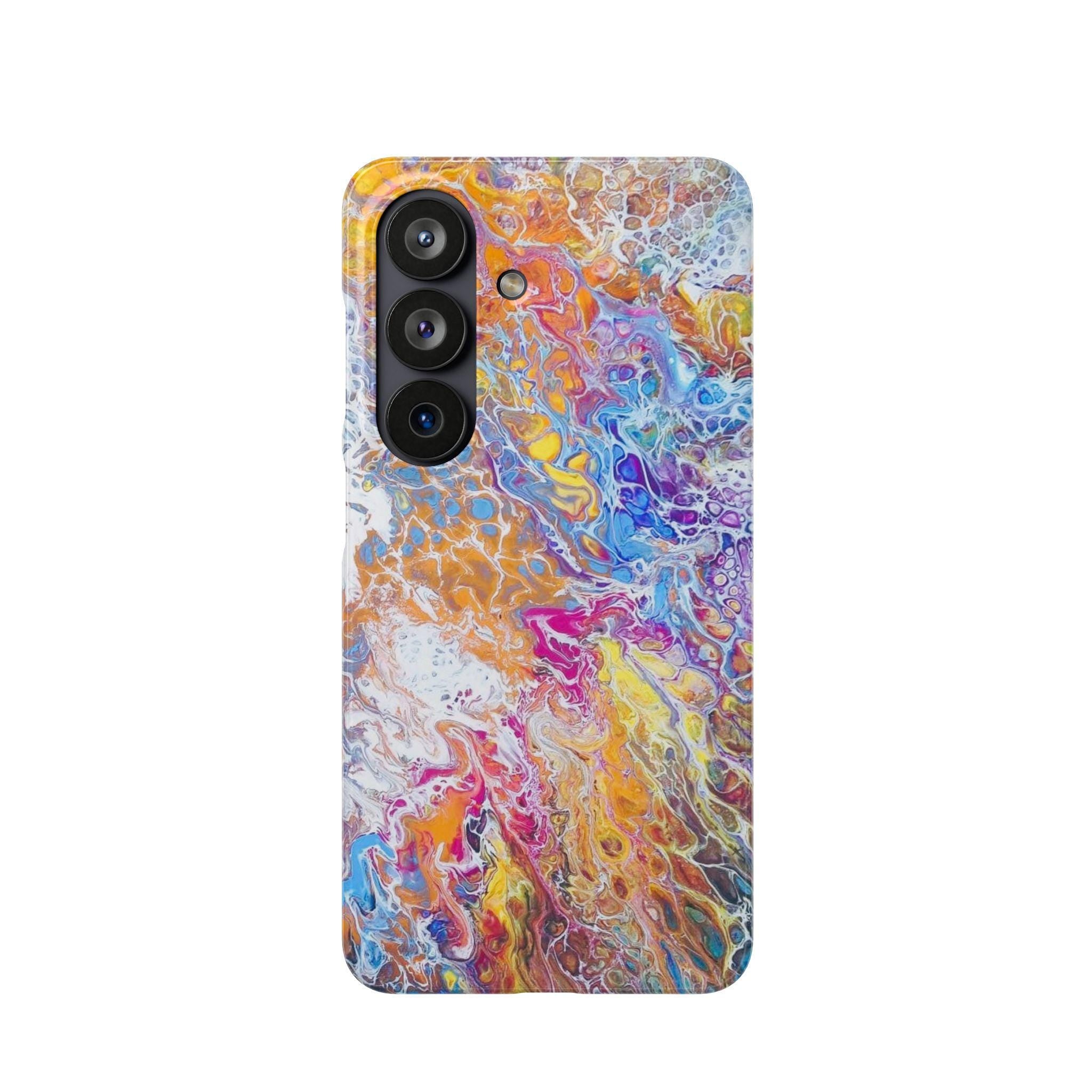 Confetti Orbit Hard Case – Cosmic Swirl Tough Cover for Everyday Impact