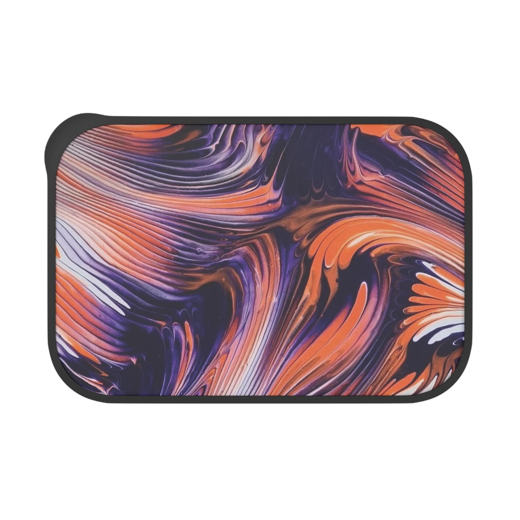 Abstract Swirl Pattern PLA Bento Box