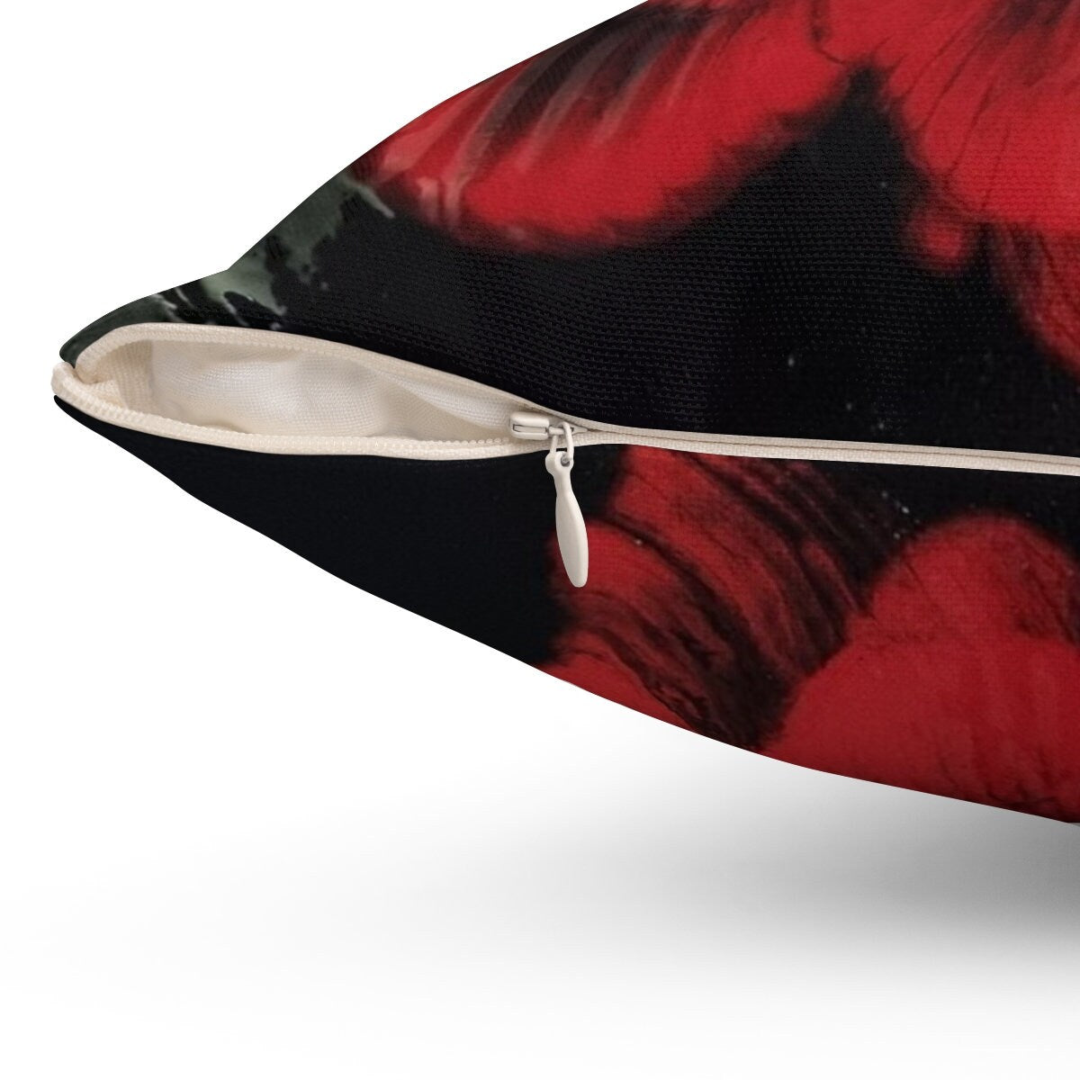 Rose Design Square Pillow