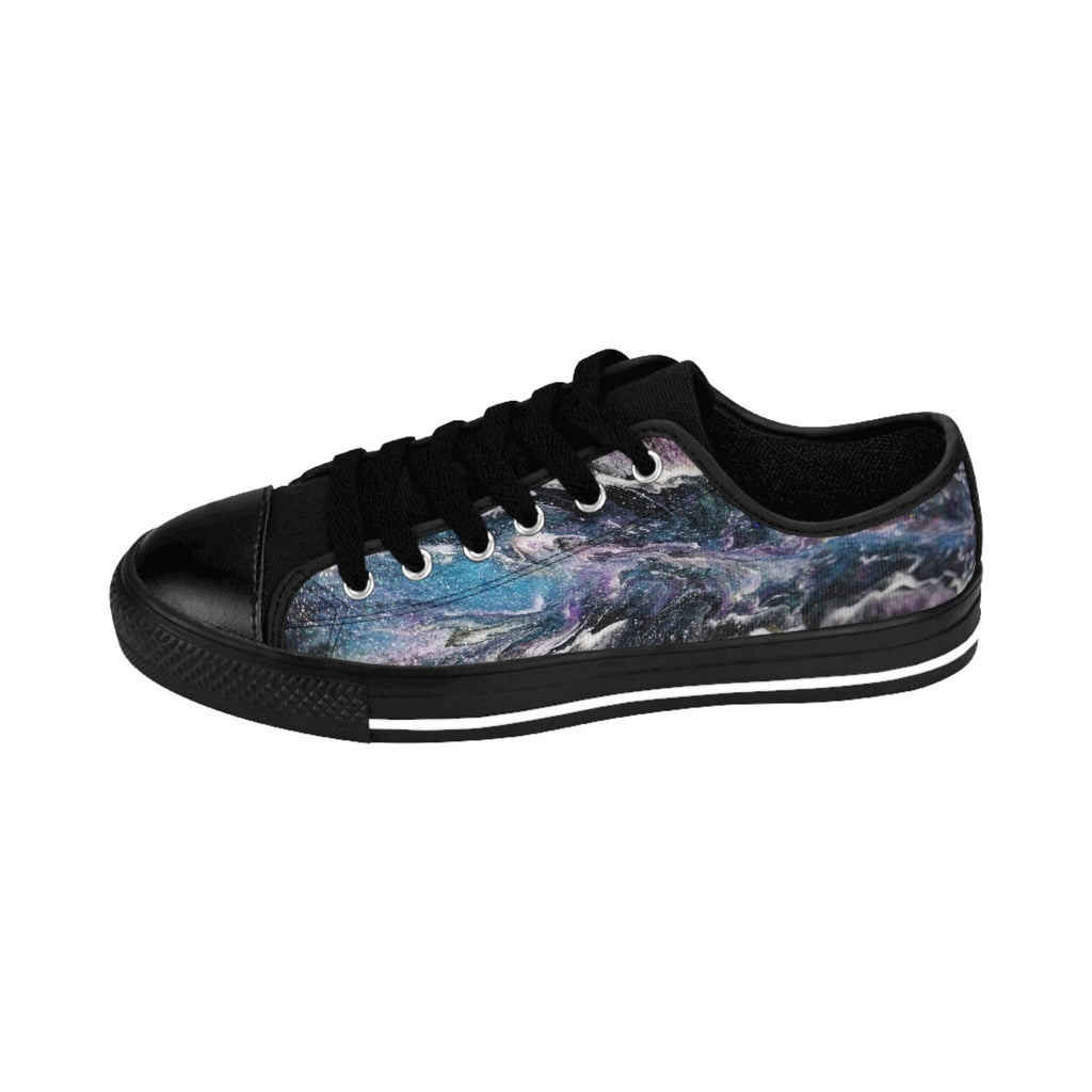 Galaxy Print Canvas Sneakers: Lightweight & Durable Unisex Shoes