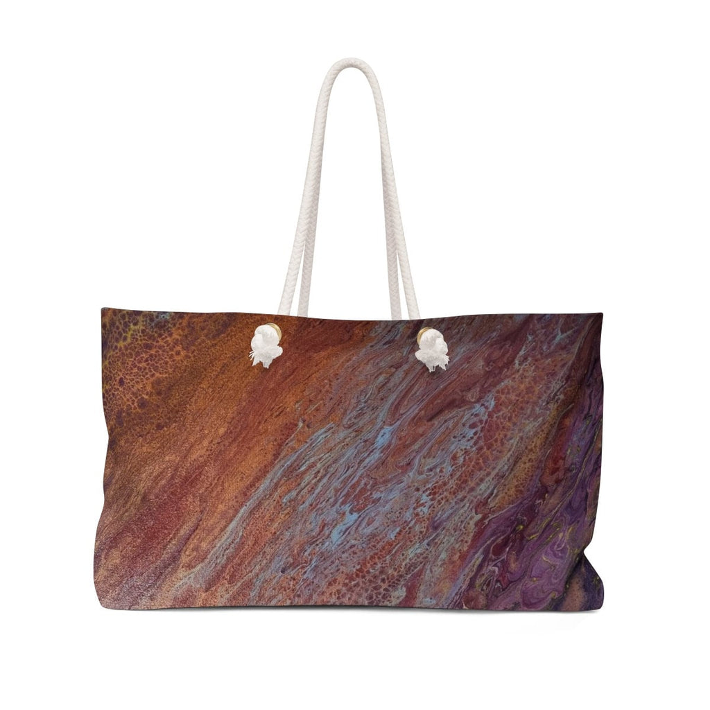 Rust and Wine Weekender Bag